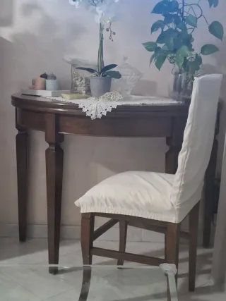 Tavolo Consolle Legno allungabile