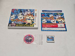 Yo-Kai Watch 3 Sushi Nintendo 3DS con medalla