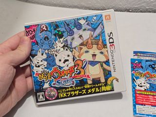 Yo-Kai Watch 3 Sushi Nintendo 3DS con medalla