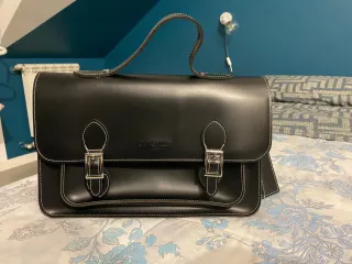 Borsa cartella Camomilla nera