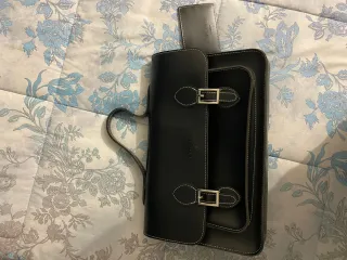 Borsa cartella Camomilla nera