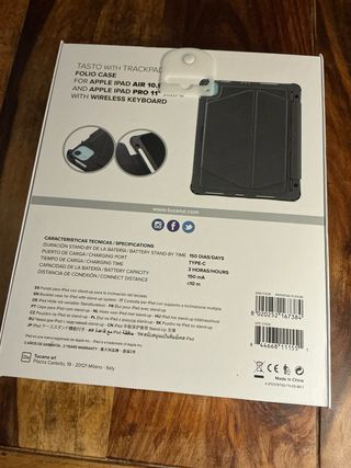 Funda Tucano iPad Air 10.5/Pro 11 con Teclado