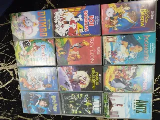 Lote 73 Cintas VHS Disney Clásicos