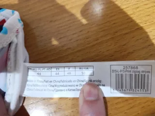 Bikini multicolor zigzag sin usar