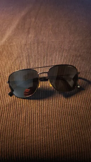 Gafas de Sol Polaroid Negras Aviador