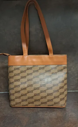 Borsa Balenciaga Vintage Marrone Monogram