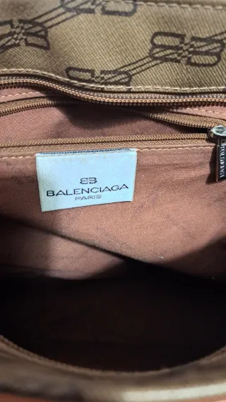 Borsa Balenciaga Vintage Marrone Monogram