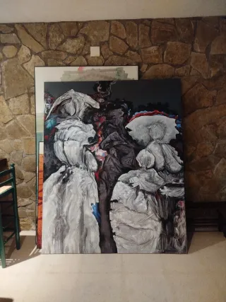 Cuadro La Celestina multicolor