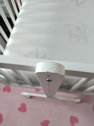 Minicuna bebé blanca