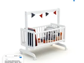 Minicuna bebé blanca