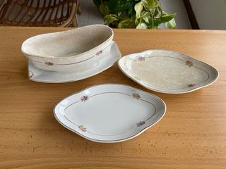 Vajilla Porcelana La Asturiana Flores