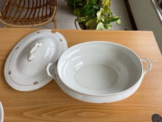 Vajilla Porcelana La Asturiana Flores