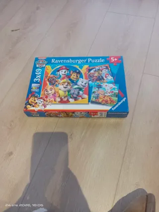 Puzzle Ravensburger Patrulla Canina 3x49