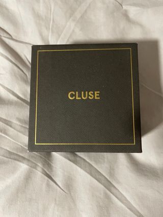 Reloj Cluse Hombre Negro y Plateado