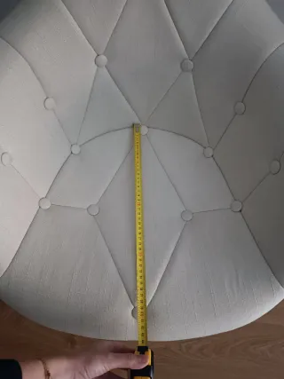 4 Sillas Beige Tapizadas