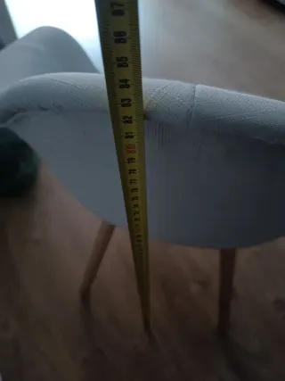 4 Sillas Beige Tapizadas