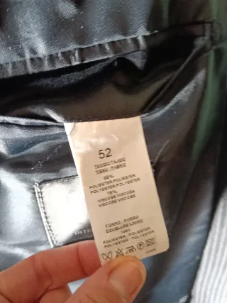Traje de chaqueta gris