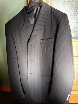 Traje de chaqueta gris