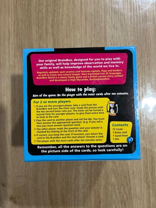 BrainBox The World Juego de Mesa