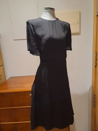 Vestido Negro Mujer Talla 42 H&M