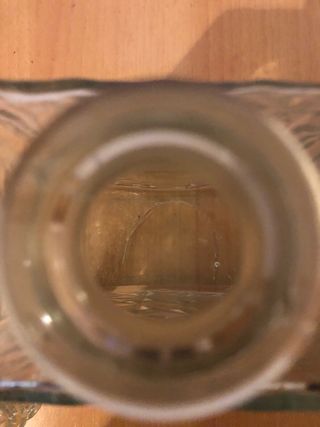 Bottiglia per liquori in vetro con tappo