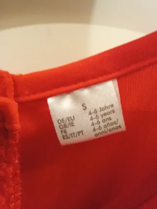 Disfraz Flash Talla 4-6