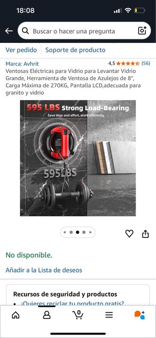 Ventosa eléctrica para azulejos