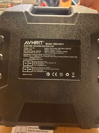 Ventosa eléctrica para azulejos