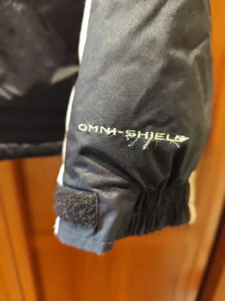 Chaqueta Columbia Invierno Negra y Blanca