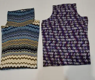 2 dolcevita a fantasia taglia S/M