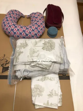 Almohada Maternidad, Bolso y Joyero