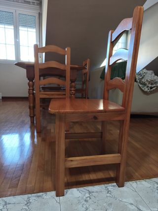 Salón completo de roble