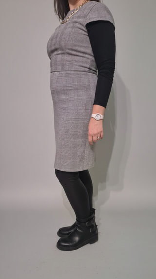 Abito tubino H&M elasticizzato grigio - Taglia S