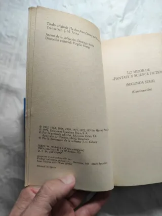Lo mejor de Fantasy & Science Fiction I ; II ; III