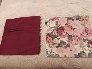 Lote 2 fundas cojín tela