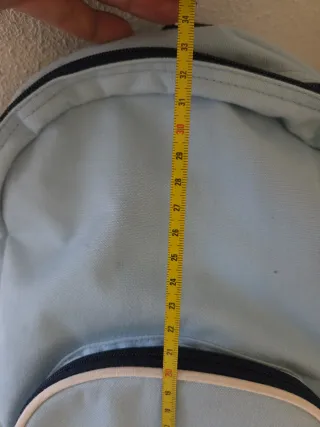 Mochila Reebok Classic Azul y Beige