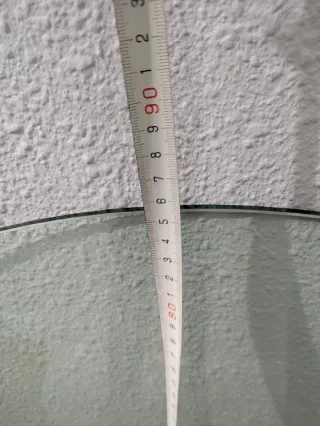 Cristal redondo para mesa