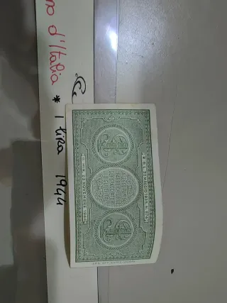 Banconota 1 Lira Italia 1944