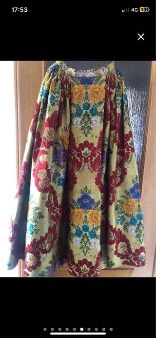 Traje de Fallera Oro Multicolor