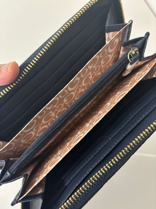 Cartera Guess Azul Marino Nuevo