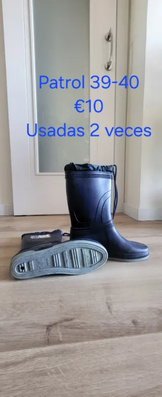 Botas Patrol 39-40 €10