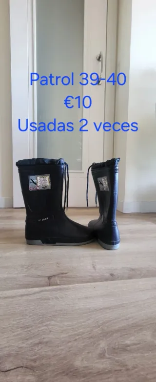 Botas Patrol 39-40 €10
