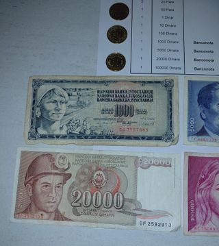 Monete e Banconote Jugoslavia
