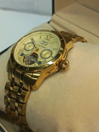 Reloj Lanscotte Automático Oro 1ley