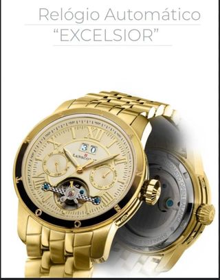 Reloj Lanscotte Automático Oro 1ley