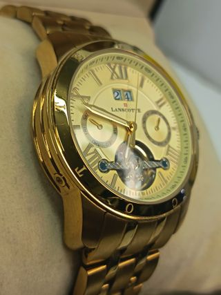 Reloj Lanscotte Automático Oro 1ley