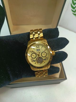 Reloj Lanscotte Automático Oro 1ley