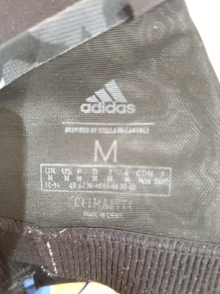 Sujetador deportivo Adidas negro multicolor M