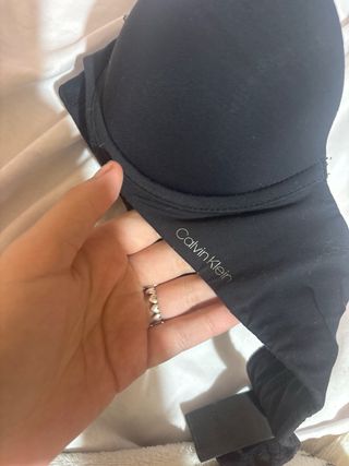 Sujetador Calvin Klein Negro Push up