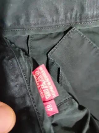 Pantaloni Uomo Taglia 46 Blu e Grigio